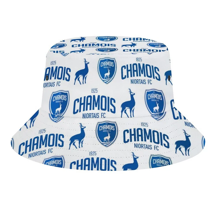 Chamois Niortais F.C. Chapeau De Godet D' Impression De Vache Unisexe Pliables Bucket Hat