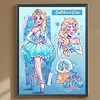 uk.everydayedeals Diamond Painting - Full Round - Princess Elsa(30*40cm)