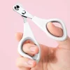 Coupe-ongles professionnel anti-accidentel pour animaux de compagnie &agrave; trou rond