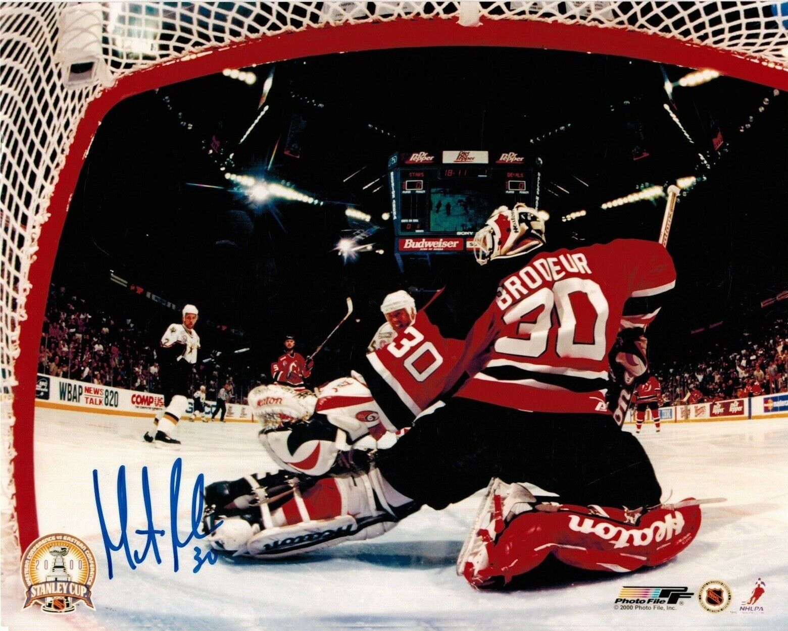 Martin Brodeur Autographed Signed 8x10 Photo Poster painting ( Devils HOF ) REPRINT