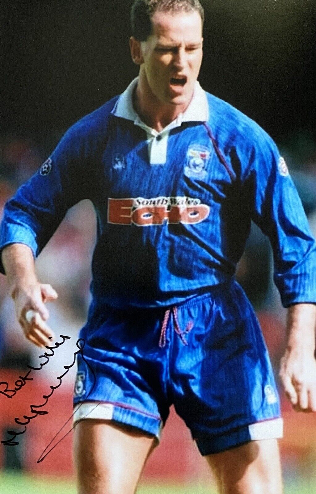 Mark Aizlewood Genuine Hand Signed Cardiff City 6X4 Photo Poster painting