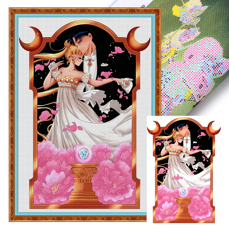 【Huacan Brand】Sailor Moon (50*70cm) 11CT Stamped Cross Stitch gbfke