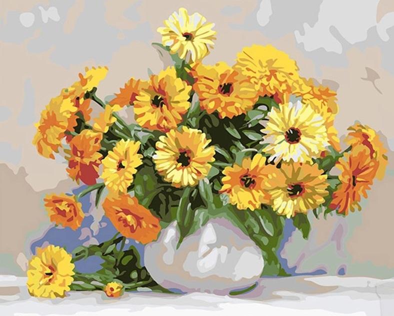 

Picture Flowers – Paint By Numbers - 40*50CM, 501 Original