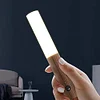 Motion Sensor Night Light Magnet Body Sensor Hallway Night Light Rechargeable LED Light Portable Staircase Night Light Wooden Wall Light Battery Powered Wall Light
