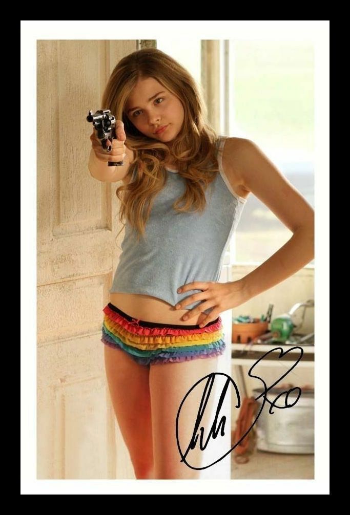 Chloe Grace Moretz Autograph Signed & Framed Photo Poster painting