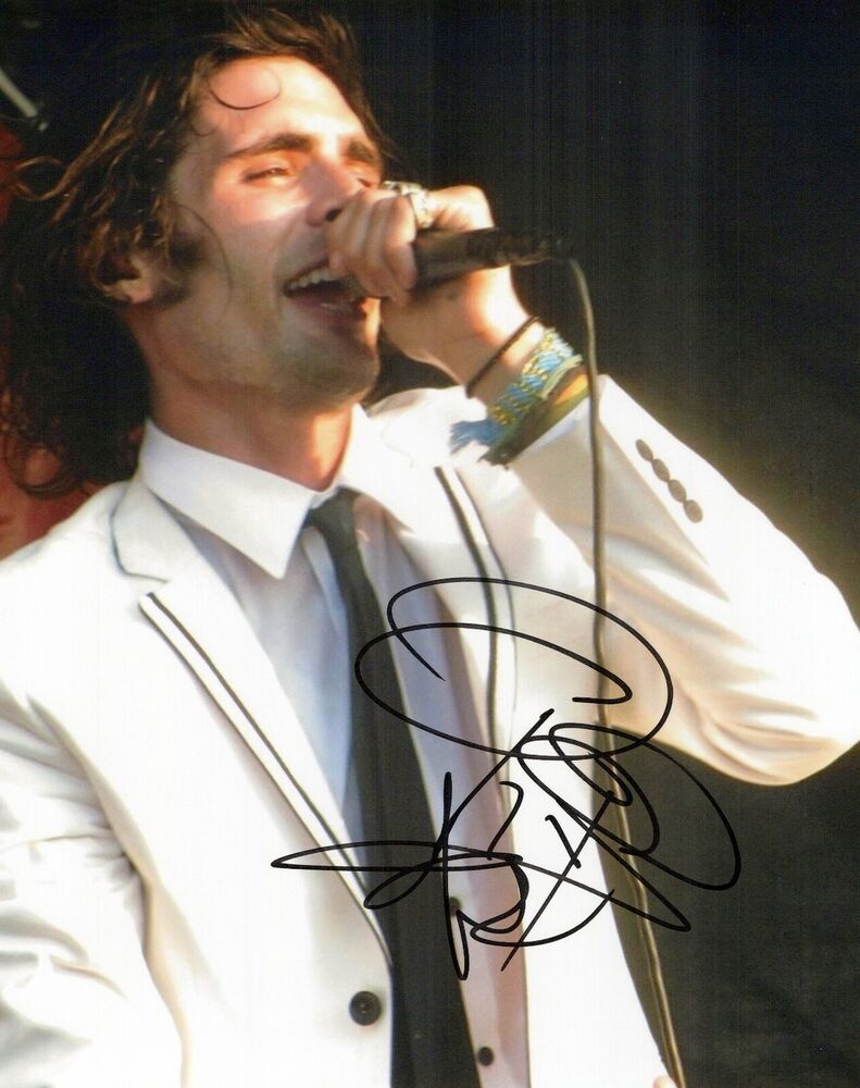 Tyson Ritter All American Rejects head shot autographed Photo Poster painting signed 8x10 #5