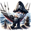 Pirate Goblin-18CT Stamped Cross Stitch 30*30cm/11.81*11.81in