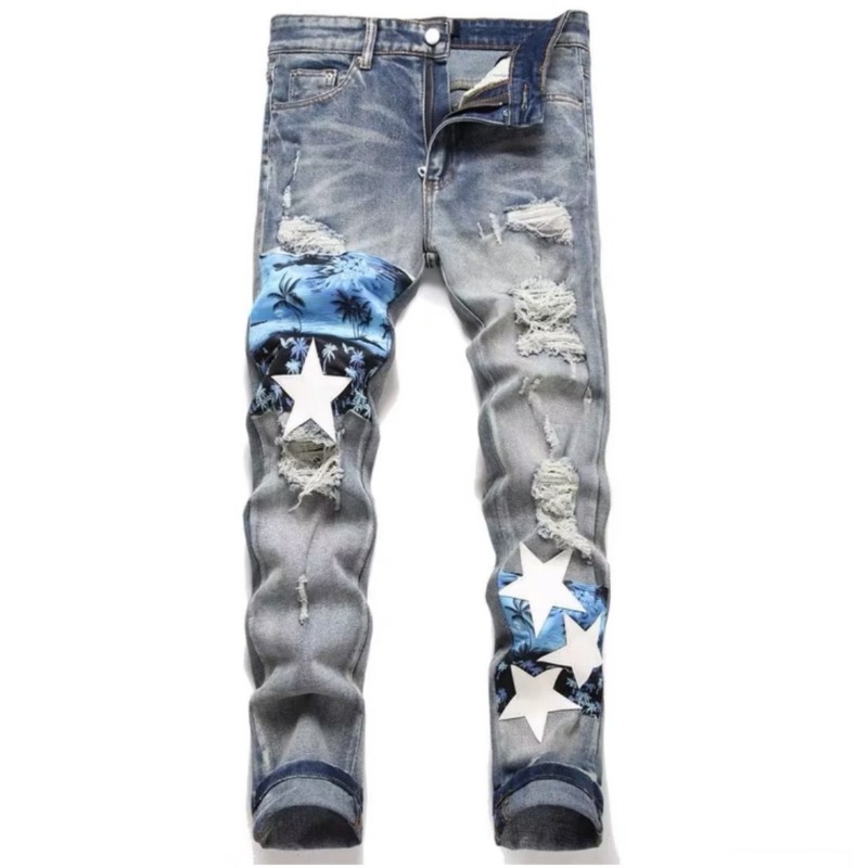 Sopula American High Street Ripped Slimming Jeans - Sopula ｜Premium Graphic Tees & Graphic Streetwear