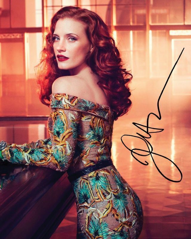 Jessica Chastain Autograph Signed Photo Poster painting Print