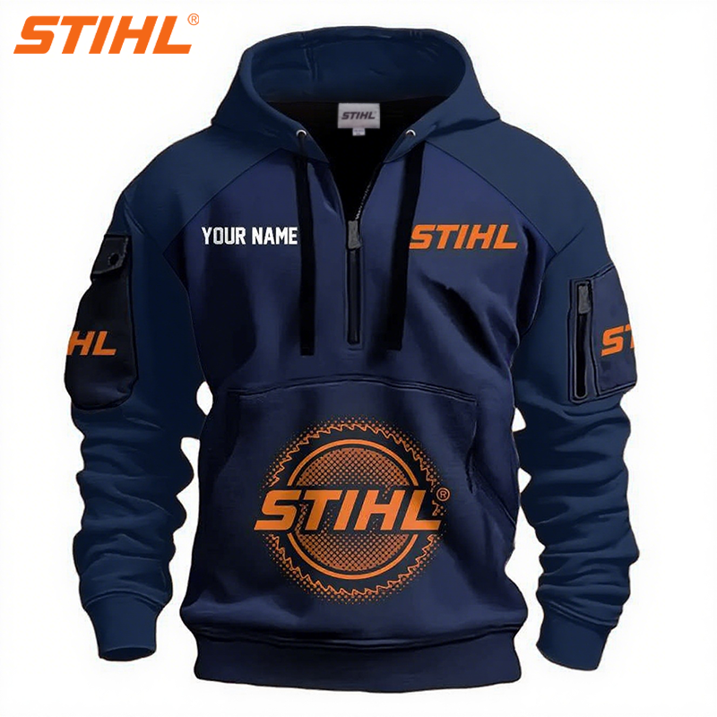 STIHL® 2025 új, lezser sportkapucnis pulóver, limitált kiadás