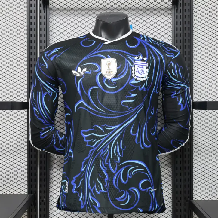 2026 Argentina Away Long Sleeve - Player Version