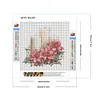 (Multi-Style)Christmas Flowers Candles-Full Round Diamond Painting 30*30CM