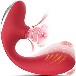 C-shaped Adjustable 10 Sucking Vibrator & G Spot Vibrators