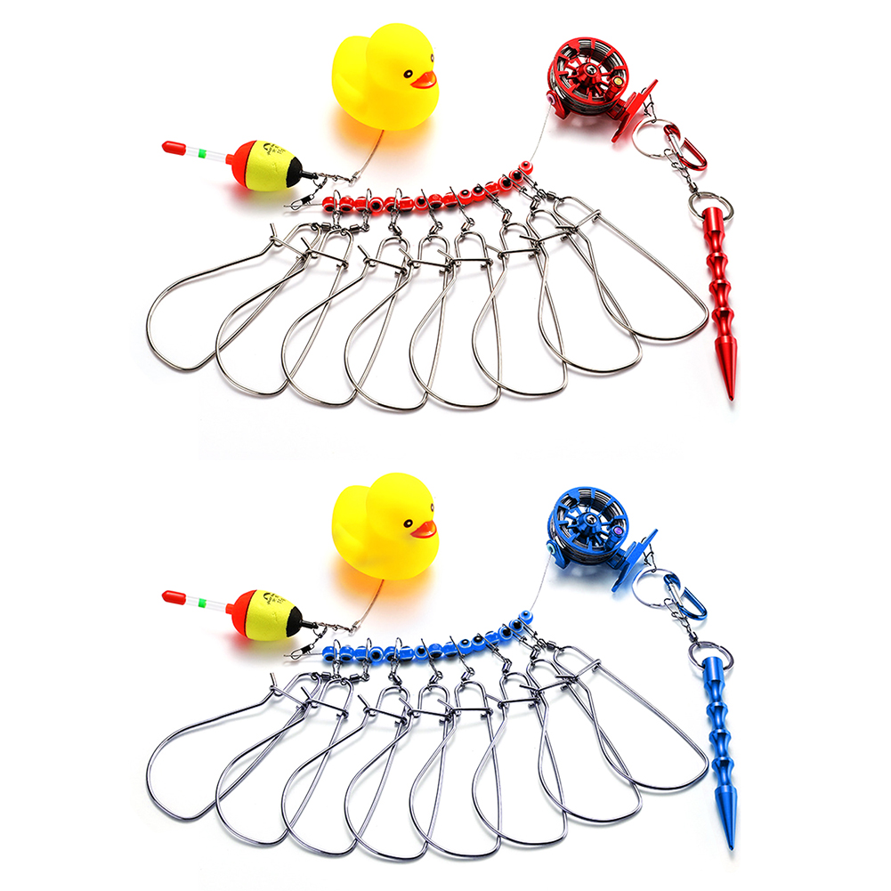 

Stainless Steel Fishing Buckle Lock Set Live Fishing Lock Belt Stringer, Blue, 501 Original