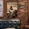 Country cowboy - Panneaux en &eacute;tain m&eacute;tallique(20*30cm/30*40cm)
