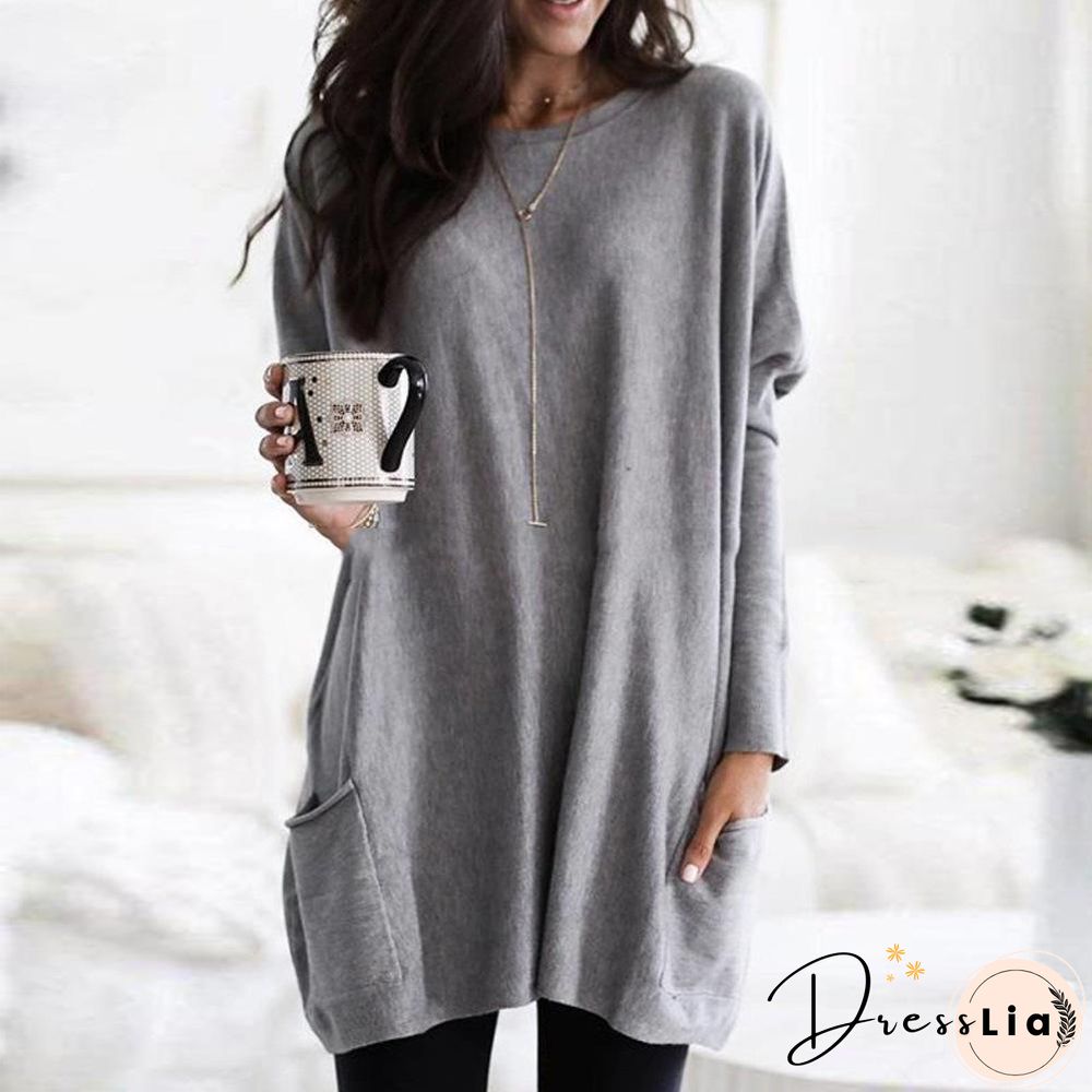 Women Dandelion Pattern Loose Top