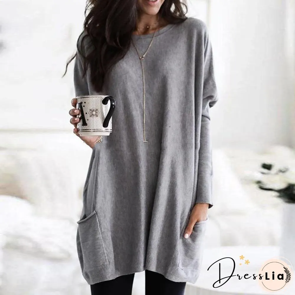 Women Dandelion Pattern Loose Top