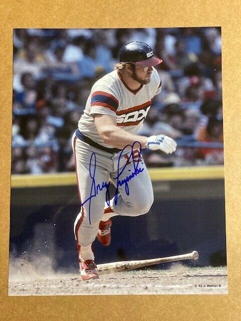 Greg Luzinski White Sox Boldly Signed Autographed 8x10 Photo Poster painting with COA