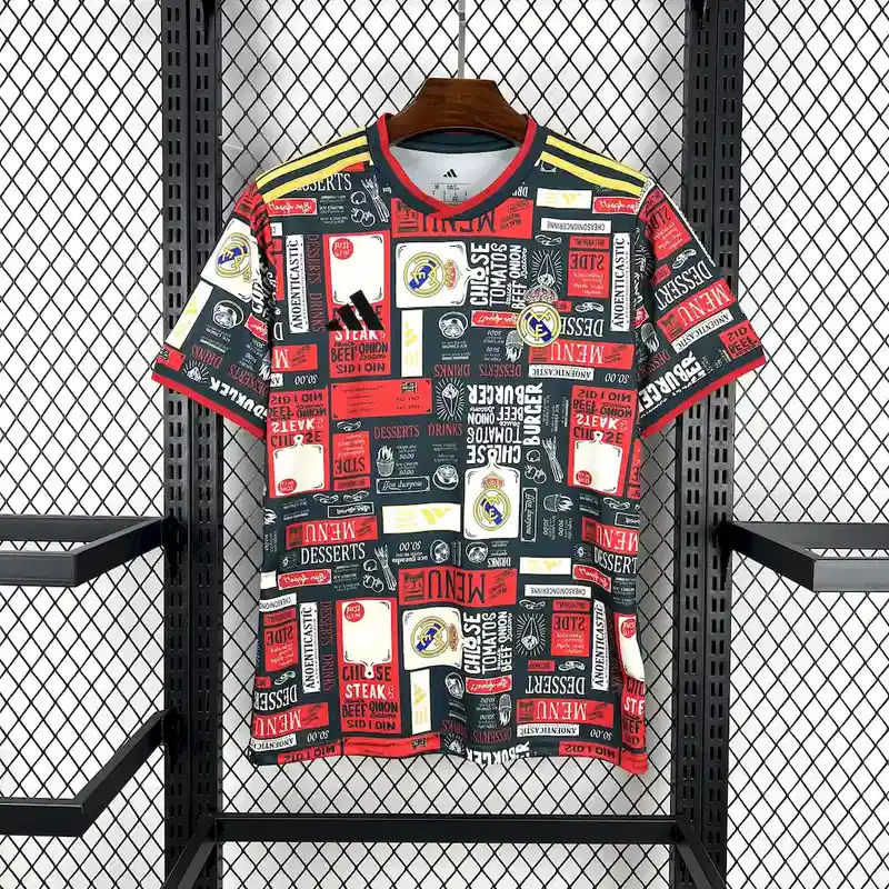 25/26 Real Madrid Doodle Board Soccer Jersey
