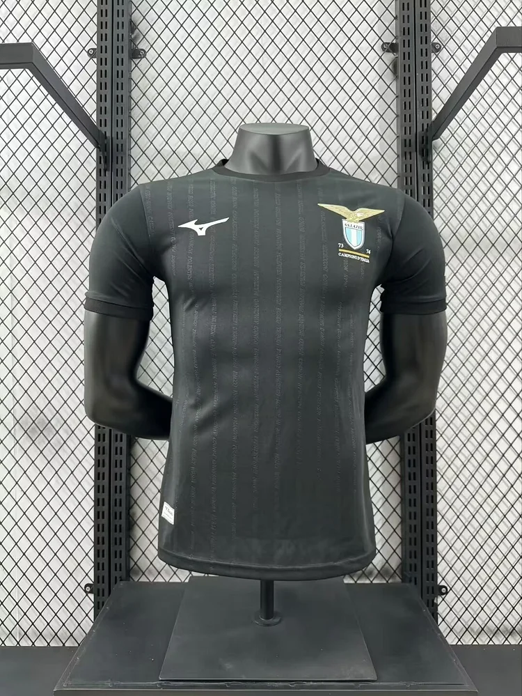 2024-25 Lazio Black Jersey - Player Edition