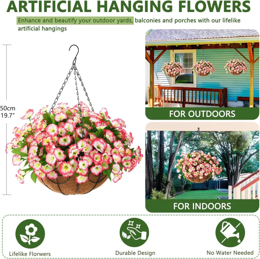 💐2025 Spring Hot Sale✨UV Simulation Artificial Petunias