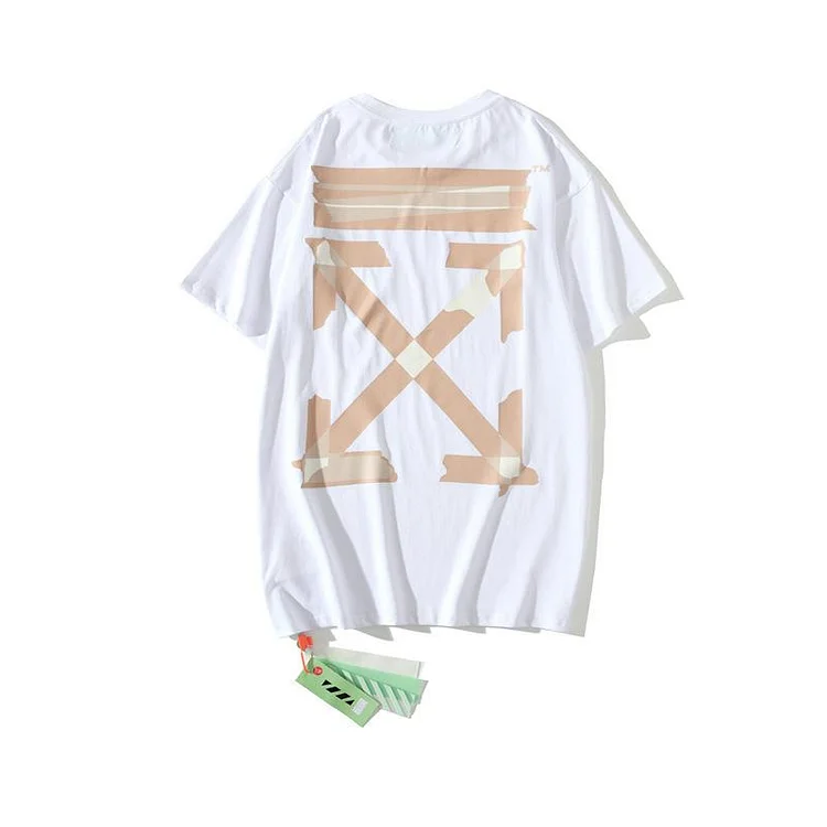 Off White T Shirt Summer Printed Men's and Women's short sleeve Tshirt Bottoming Shirt Owt