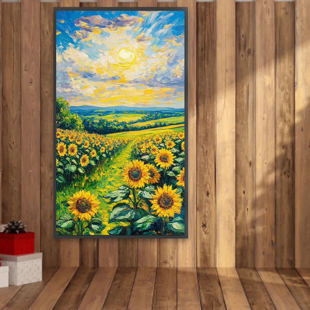 Sunflowers 5D Full Round Drill DIY Diamond Painting Kit for Adults 40x70CM