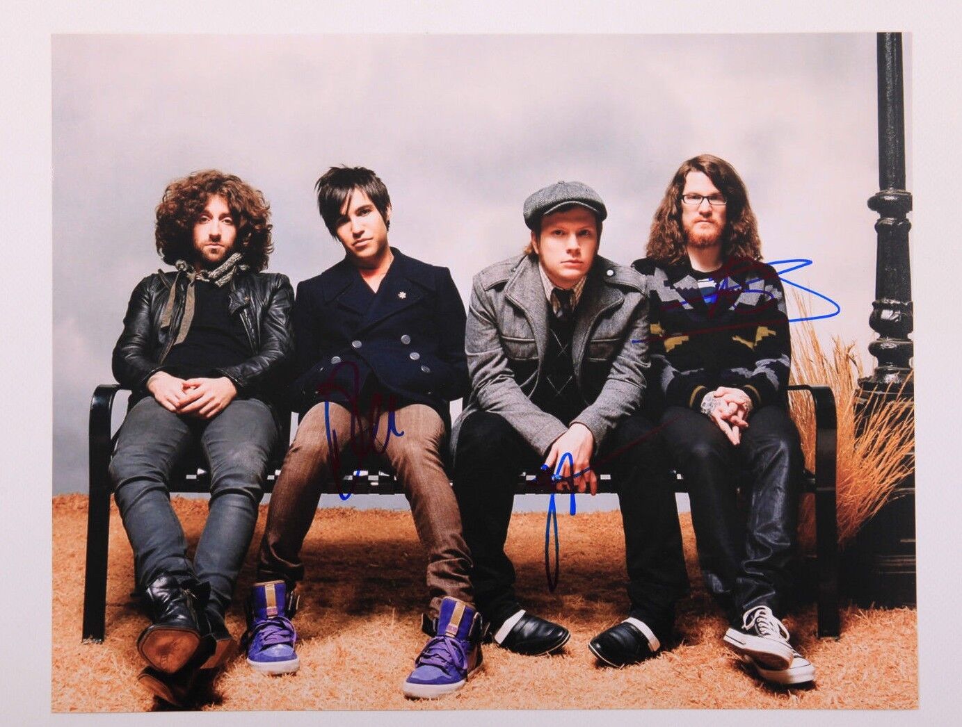 GFA Patrick Stump & Pete Wentz * FALL OUT BOY * Signed 11x14 Photo Poster painting AD1 COA