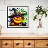 (40*40cm)Halloween Pumpkin Wizard - Full Round Drill Diamond Painting