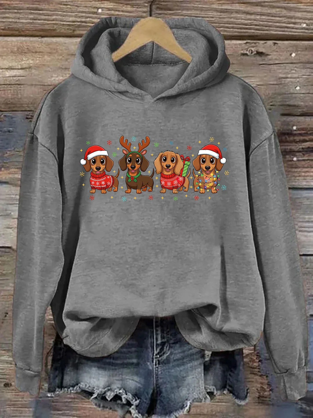 Christmas Dachshund Hoodie