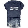 Married Into New England Patriots Tee