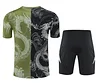 2025/2026 Real Madrid Pre-Match Training Black Green Shirt+Shorts 1:1 Thai Quality