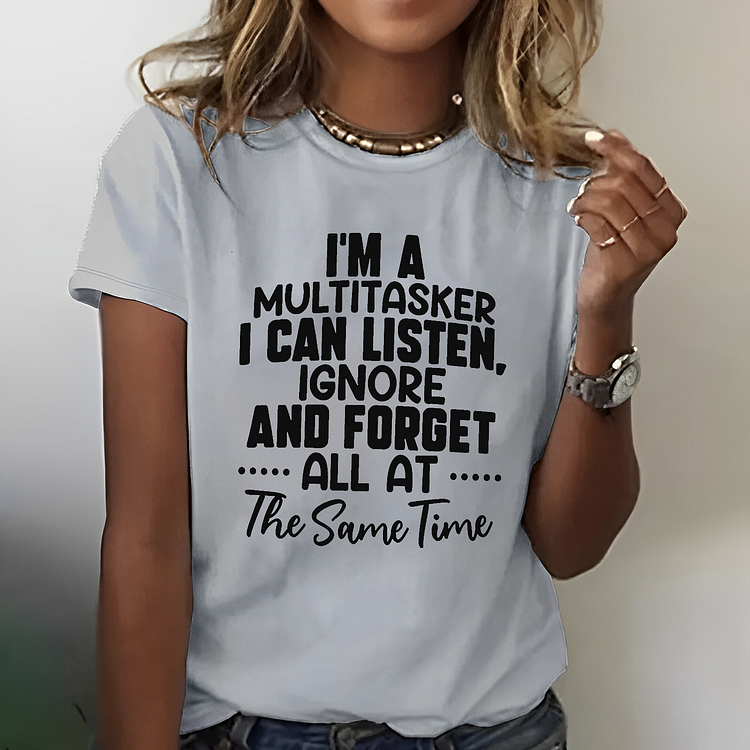 I'M A Multitasker Funny Women T-shirt