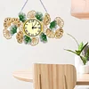 DIY Diamond Painting Special Shaped Art Clock Kits(Flower)
