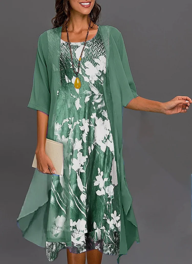 Floral Cotton Blends Two Piece Sets