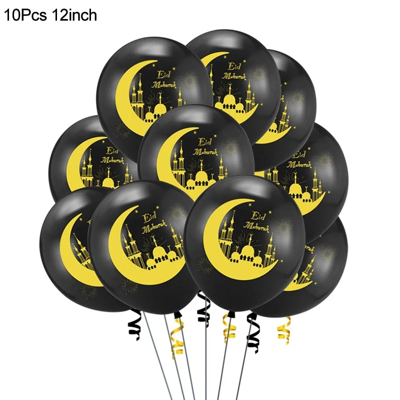 Wooden EID Mubarak Decoration Ramadan Mubarak Ornaments Islamic Muslim Pendant Eid Al Adha Party Supplies Ramadan Kareem Gifts