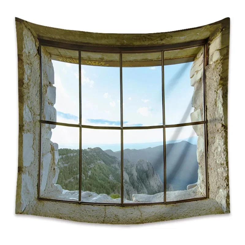 Nigikala scenery wall background cloth Nordic theme home decoration hanging cloth living room bedroom dormitory tapestry 230x150cm