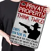 Warning - Vintage Metal Signs - 20*30cm/30*40cm - Warning
