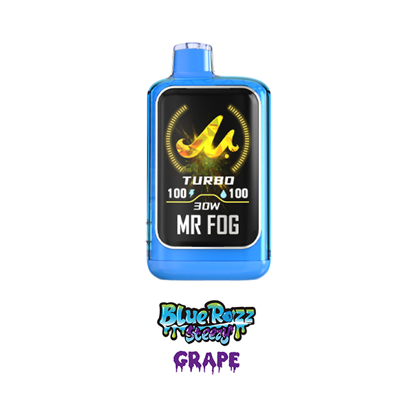 MR FOG NOVA BLUE RAZZ STEEZY GRAPE