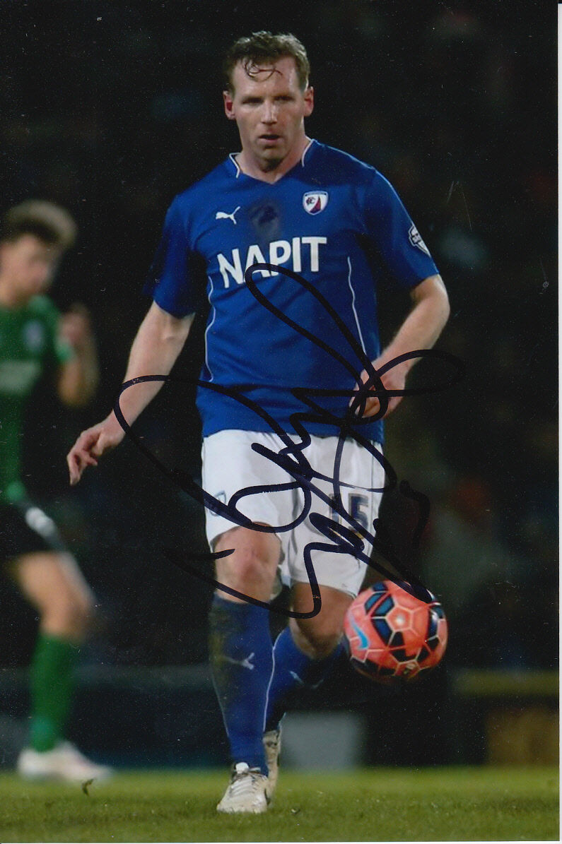 CHESTERFIELD HAND SIGNED RITCHIE HUMPHREYS 6X4 Photo Poster painting 1.