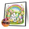 Diamond Painting -DIY Full Round Drill Easter Flower Bunny