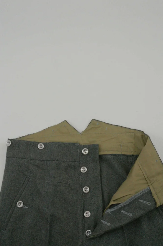   Wehrmacht German M1936 Gebirgsjägers Stone Grey Wool Trousers German-Uniform