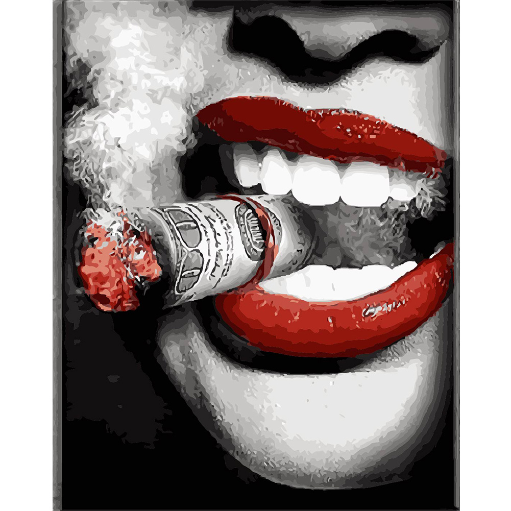 

40*50CM Paint By Numbers-Lips, 501 Original
