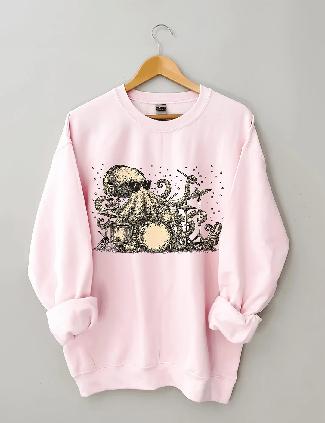 Octopus Drummer Sweatshirt