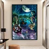 Pet Sematary Graveyard Cat Horror Movies-11CT Stamped Cross Stitch 40*60cm (Big Size)