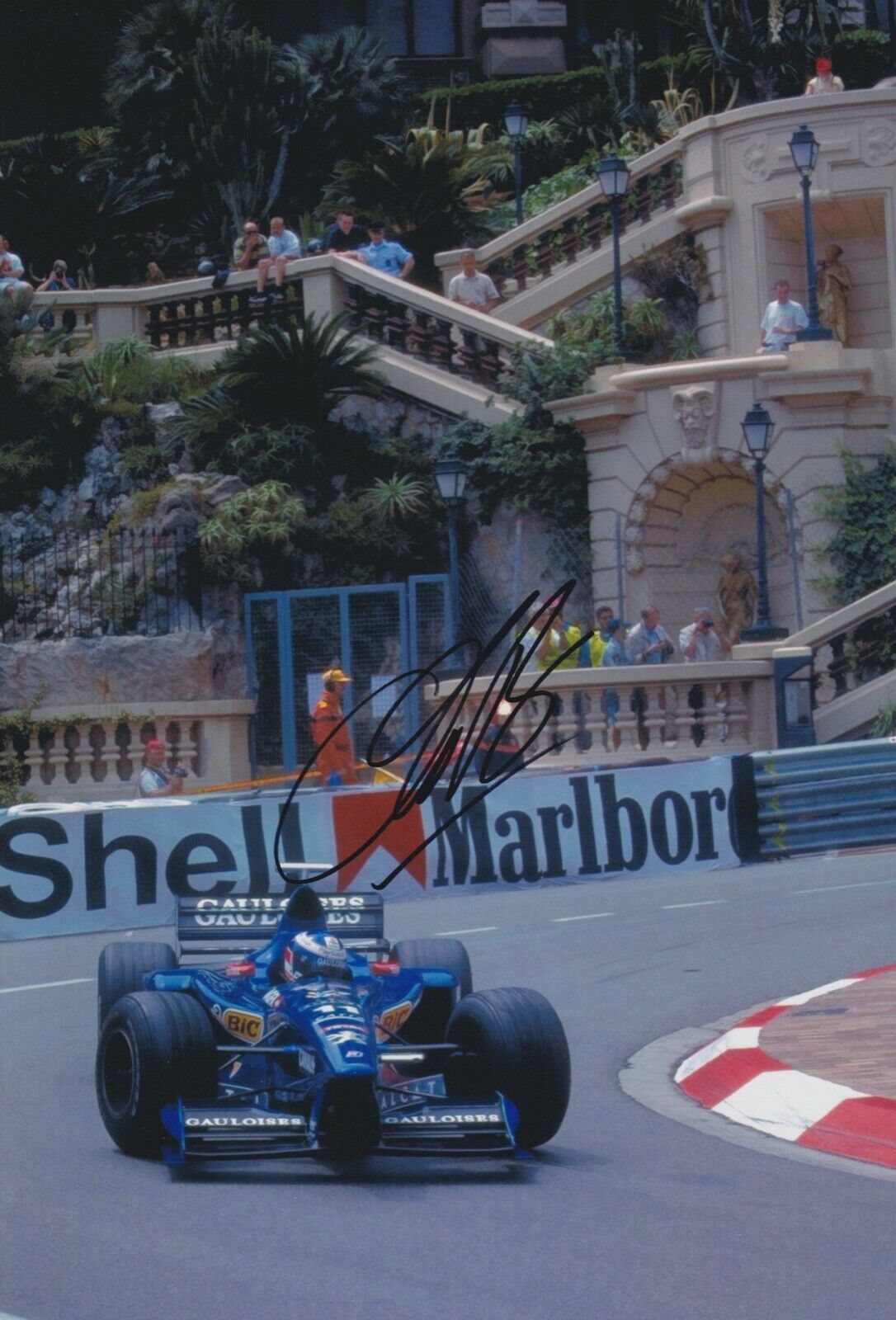 Olivier Panis Hand Signed 12x8 Photo Poster painting - Prost Gauloises F1 Autograph Formula 1 5