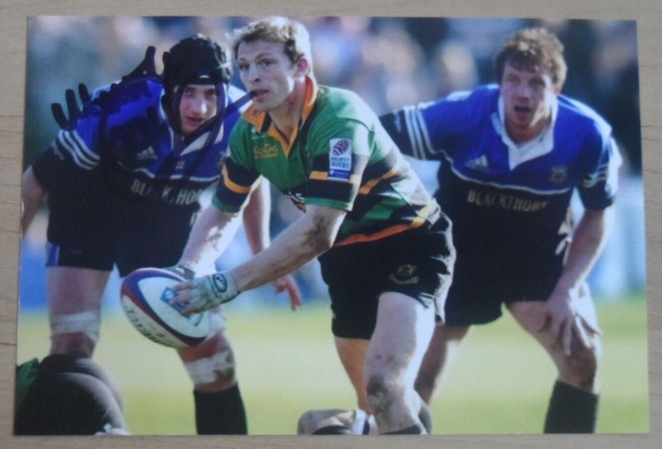 Matt Dawson Signed 6x4 Photo Poster painting Northampton Saints England Rugby Autograph + COA