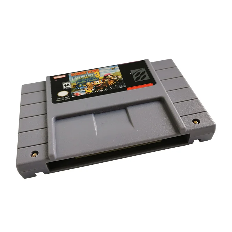 Donkey Kong Country 3 SNES For Super Nintendo Entertainment System - 16 Bit US Version Game Cartridge
