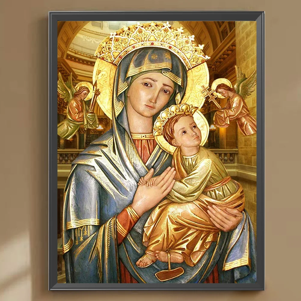 Full Round Diamond Painting 30*40cm - Our Lady