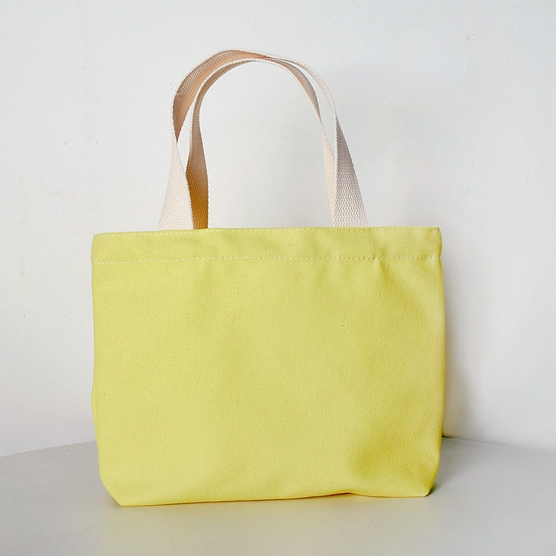 Women’s Vacation Solid Color Canvas Shopping Bags